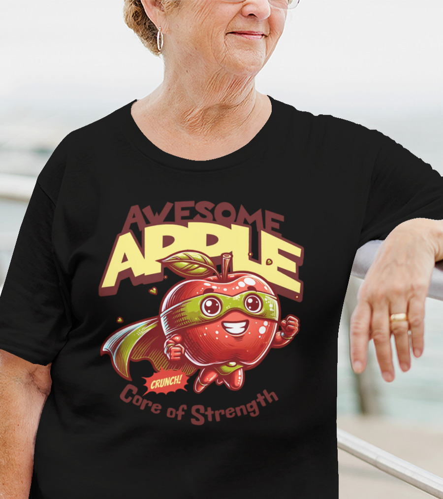 Awesome Apple Crunch Core Of Strength T-Shirt