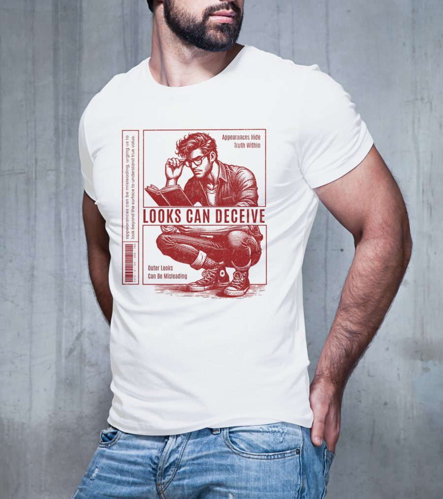 Looks Can Deceive Appearances Hide Truth Within Outer Looks Can Be Misleading T-Shirt