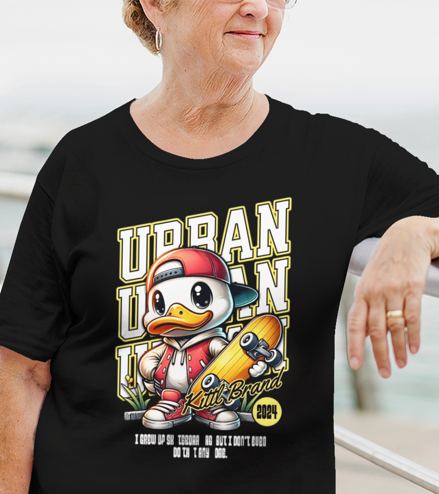 Urban Duck Skateboarding Kittl Brand T-Shirt