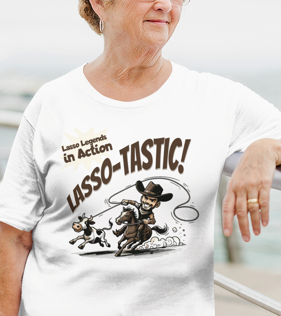 Lasso Legends In Action Lasso-Tastic Cowboy Adventure T-Shirt
