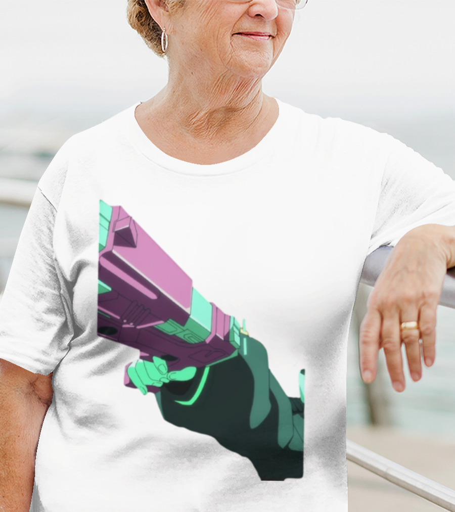 Rebecca Cyberpunk Edgerunners Aesthetic Gun T-Shirt