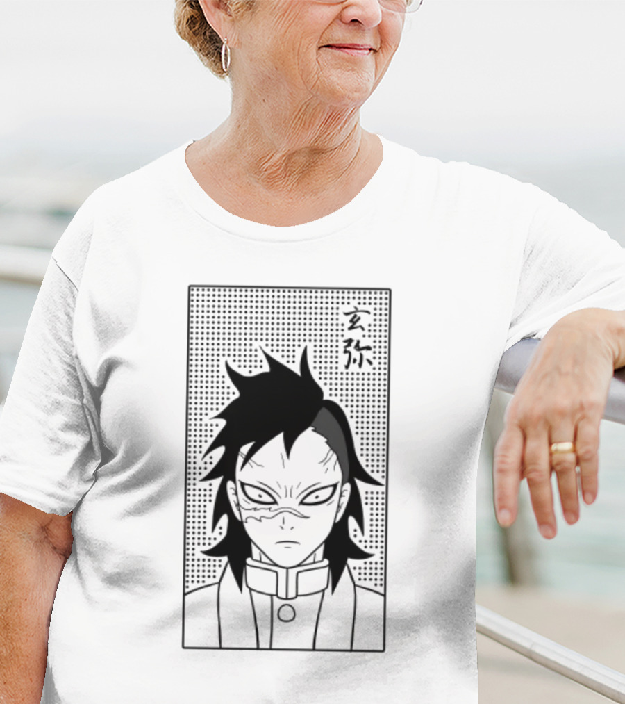Genya Shinazugawa Manga Style Character T-Shirt