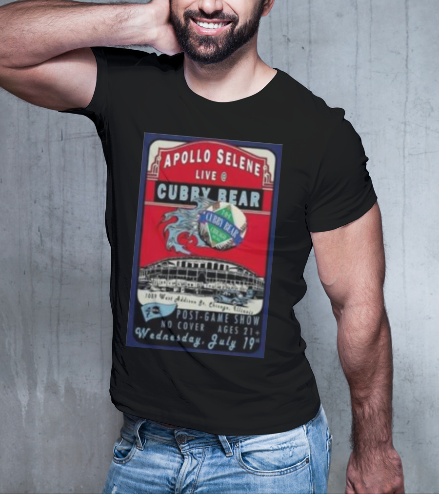 Apollo Selene Live At Cubby Bear Chicago July 19 Post-Game Show 21+ T-Shirt