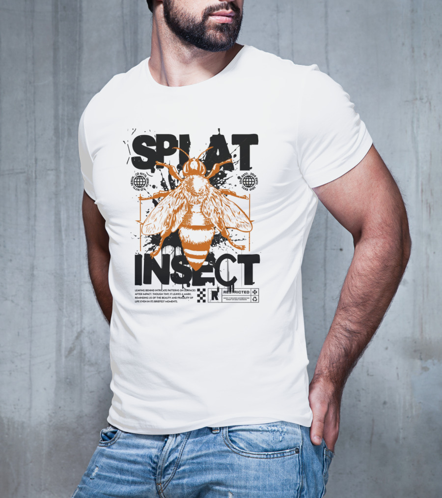 Splat Insect Restricted Warning T-Shirt