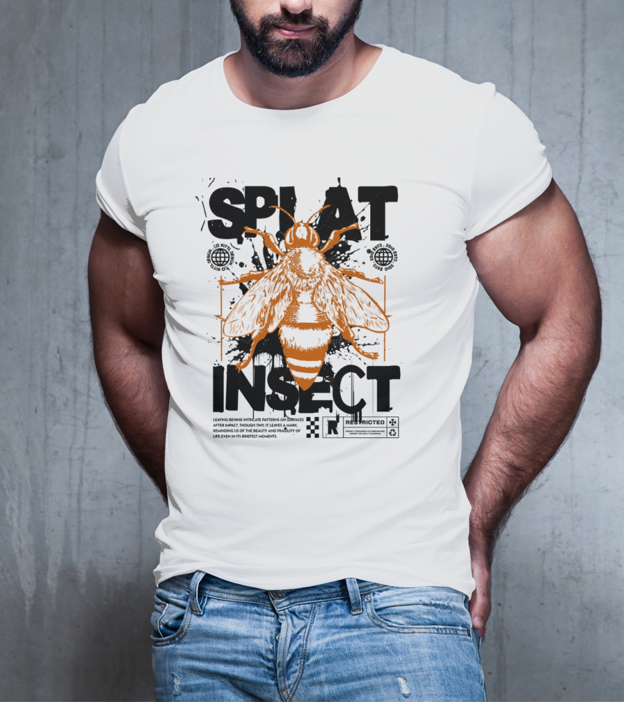 Splat Insect Restricted Warning T-Shirt