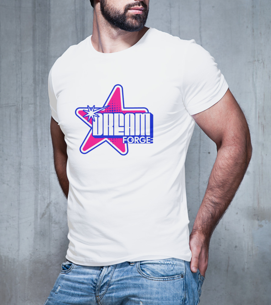Dream Forge Star Bright Neon Retro T-Shirt