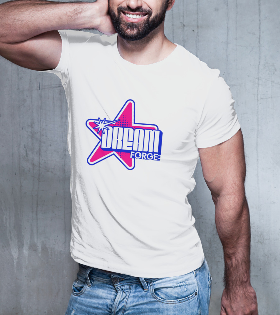Dream Forge Star Bright Neon Retro T-Shirt