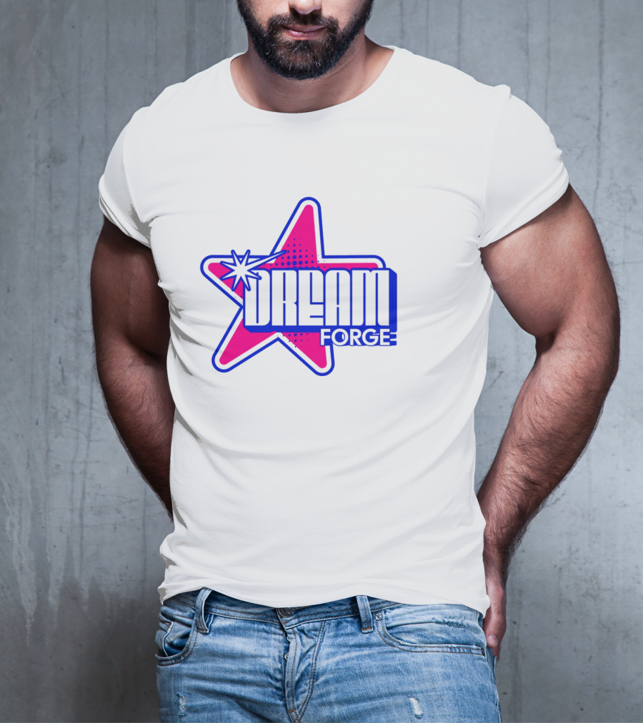 Dream Forge Star Bright Neon Retro T-Shirt
