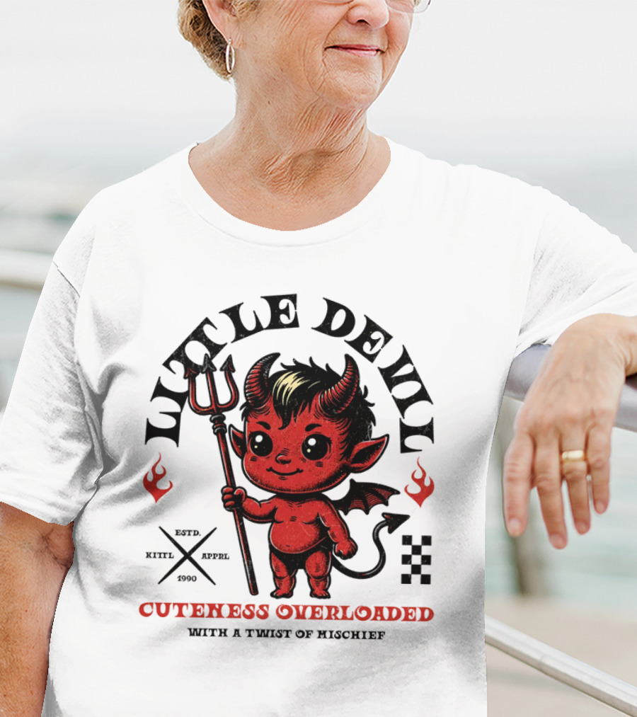 Little Devil Cuteness Overloaded With A Twist Of Mischief T-Shirt