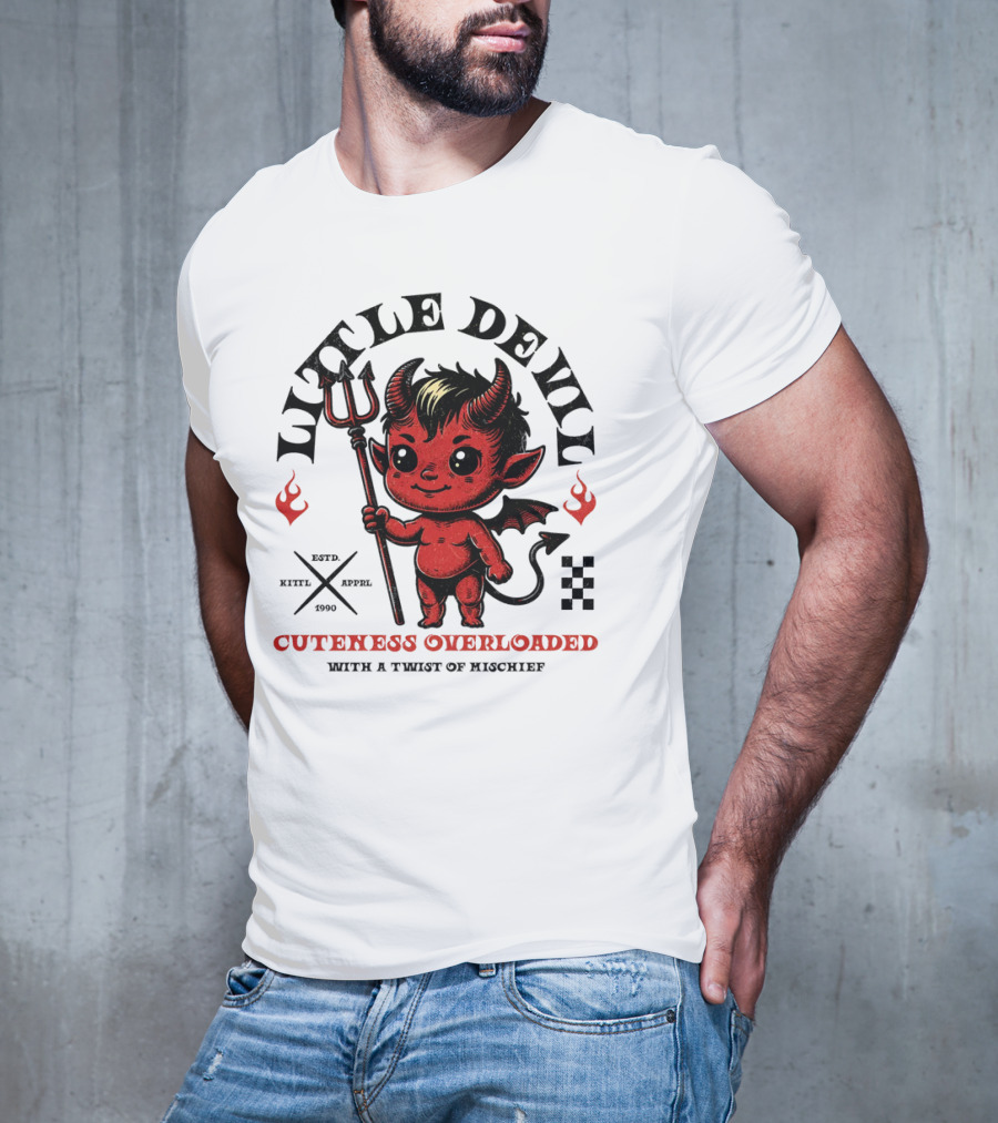 Little Devil Cuteness Overloaded With A Twist Of Mischief T-Shirt