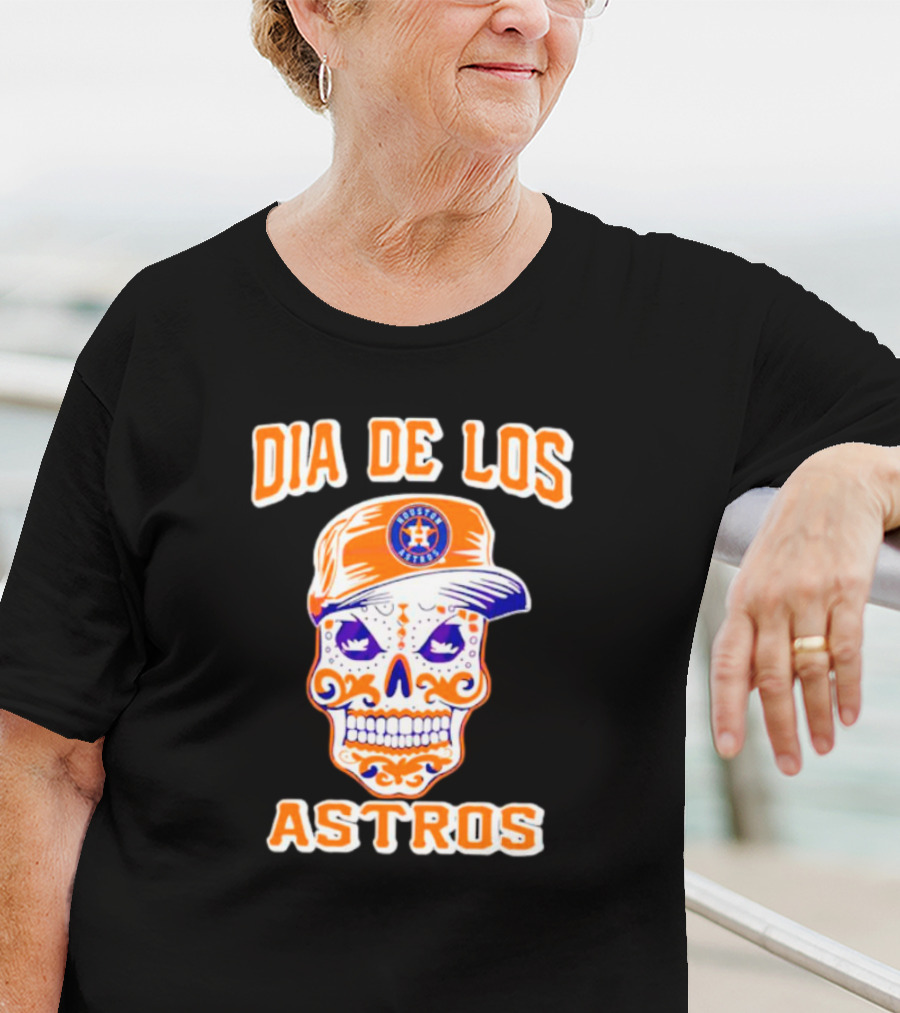 Dia De Los Astros Houston Sugar Skull T-Shirt