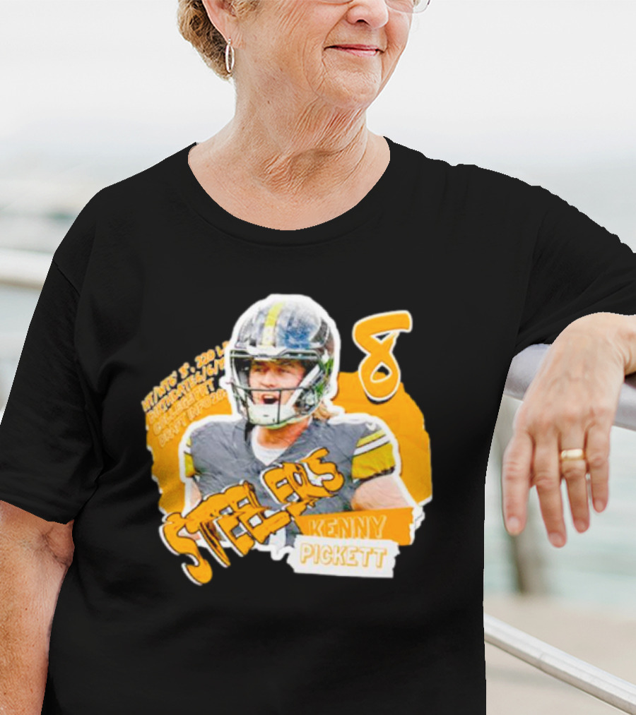 Kenny Pickett Steelers Football Number 8 T-Shirt