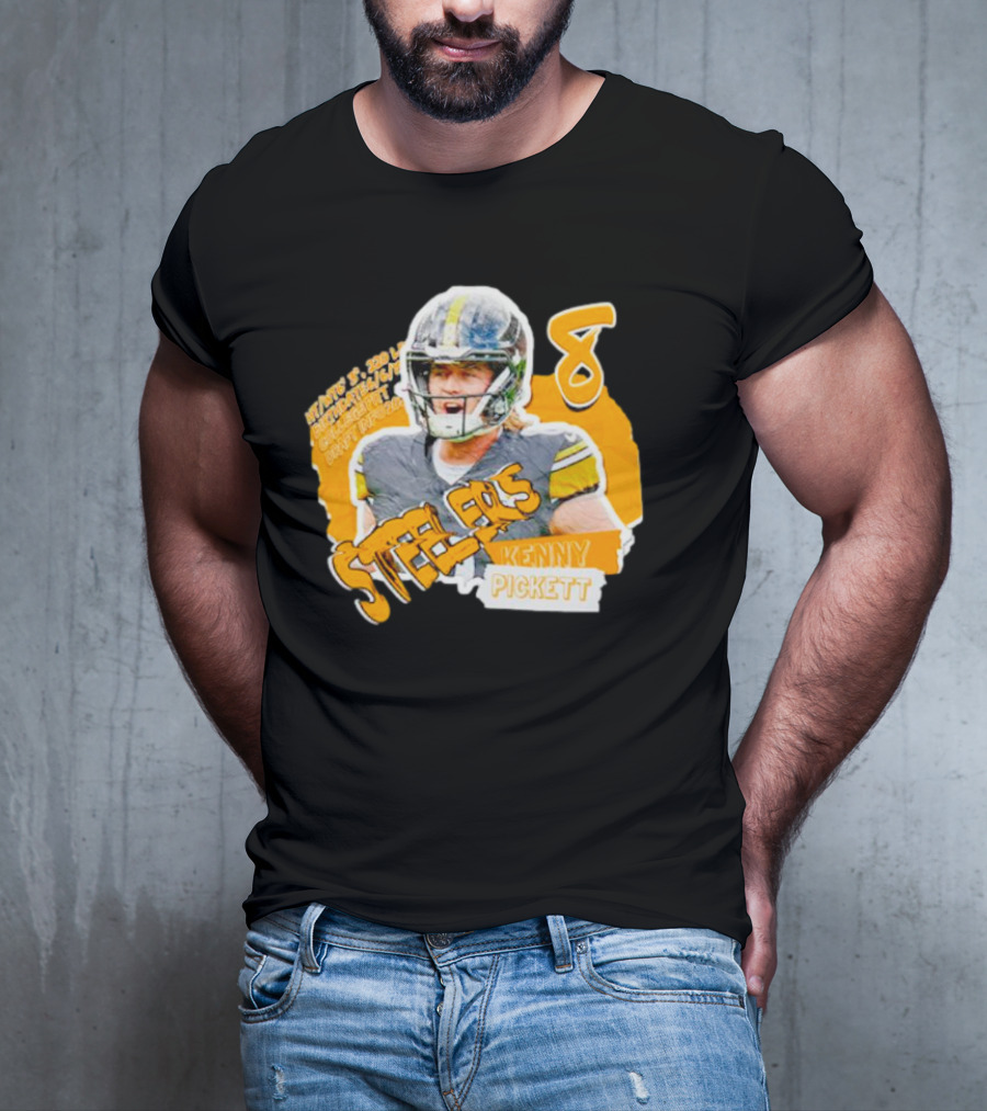 Kenny Pickett Steelers Football Number 8 T-Shirt