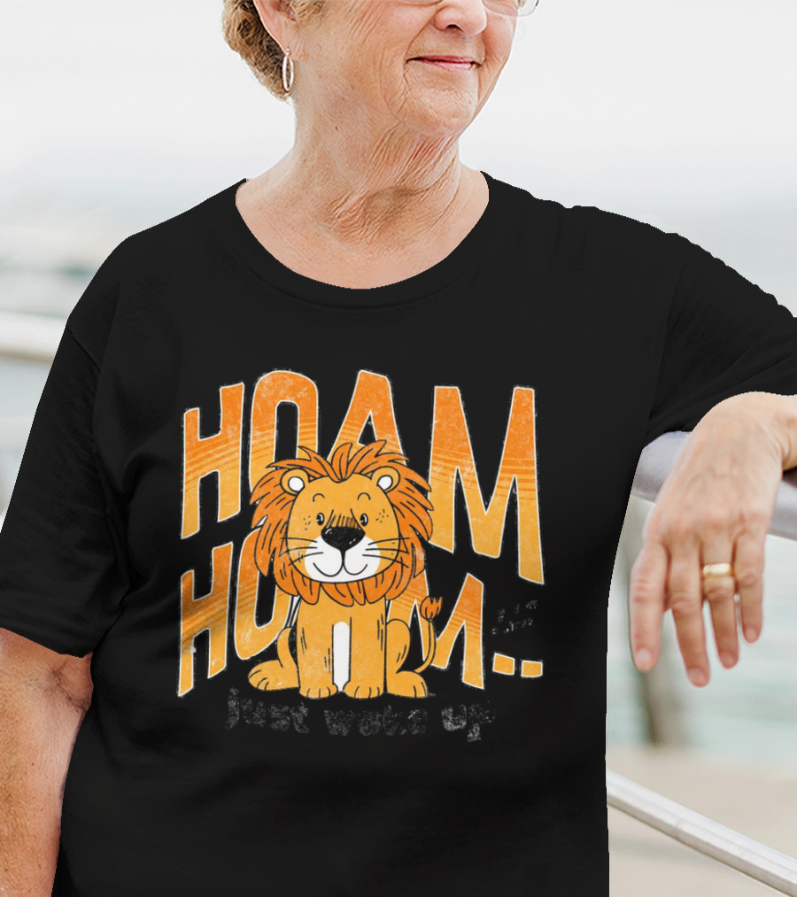 HOAM HOAM Just Woke Up Lion T-Shirt