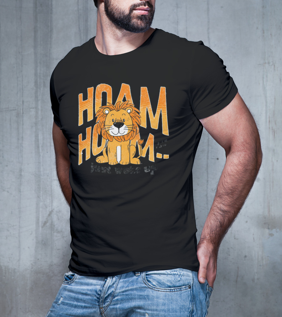HOAM HOAM Just Woke Up Lion T-Shirt