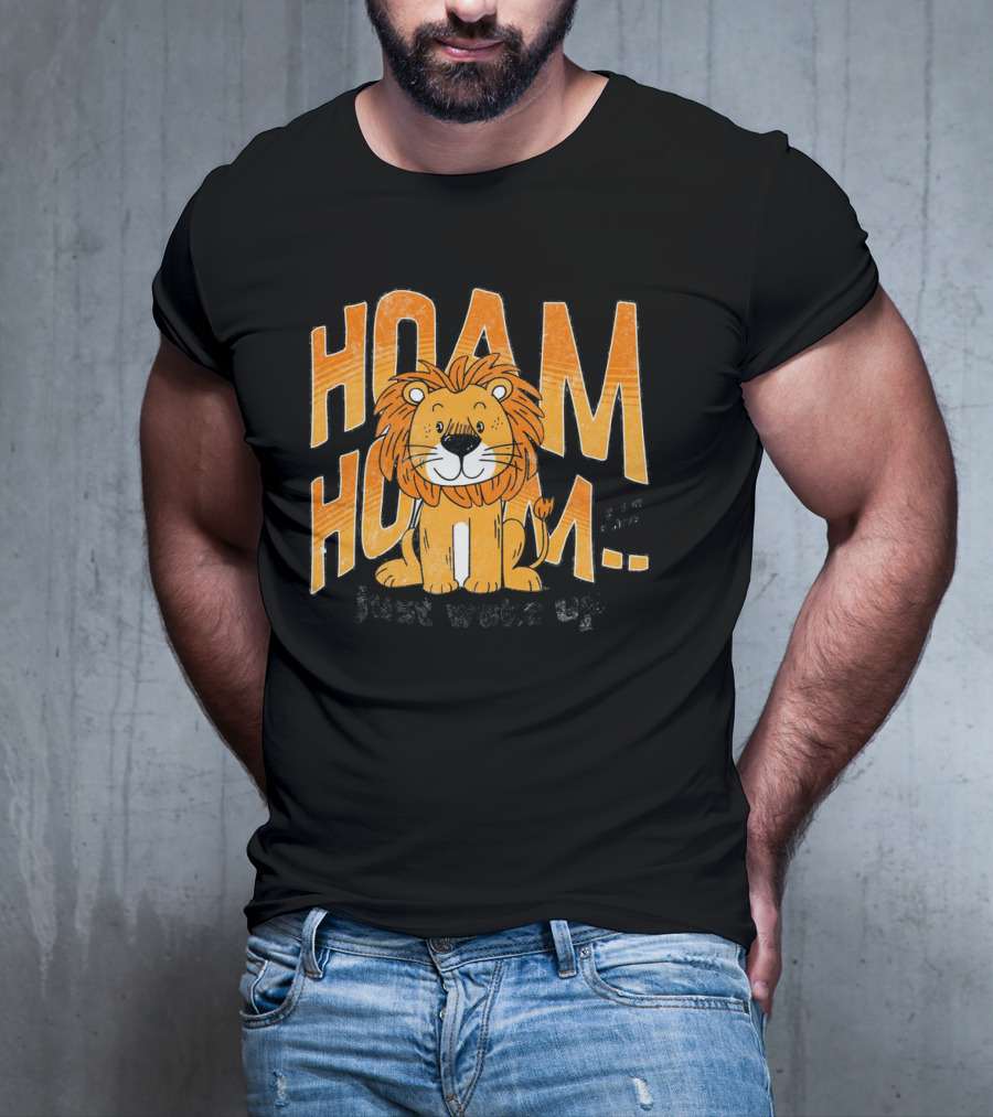 HOAM HOAM Just Woke Up Lion T-Shirt