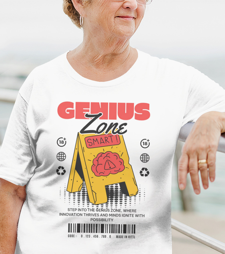 GENIUS ZONE SMART BRAIN SIGN T-Shirt