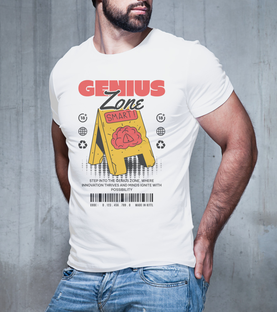 GENIUS ZONE SMART BRAIN SIGN T-Shirt