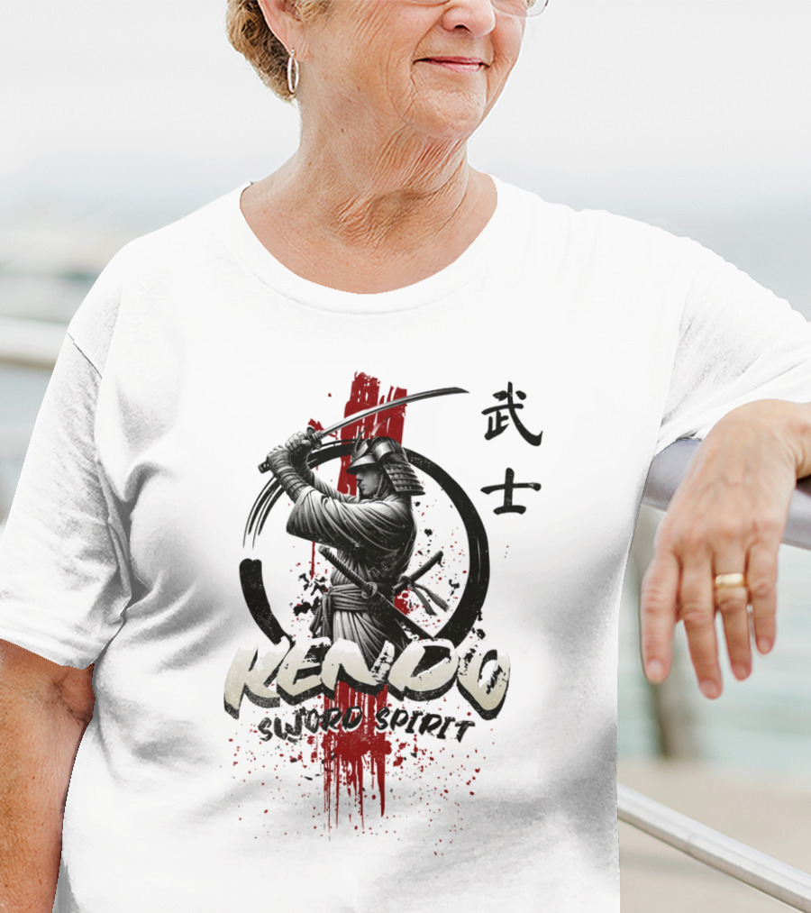 Kendo Sword Spirit Bushido Warrior T-Shirt