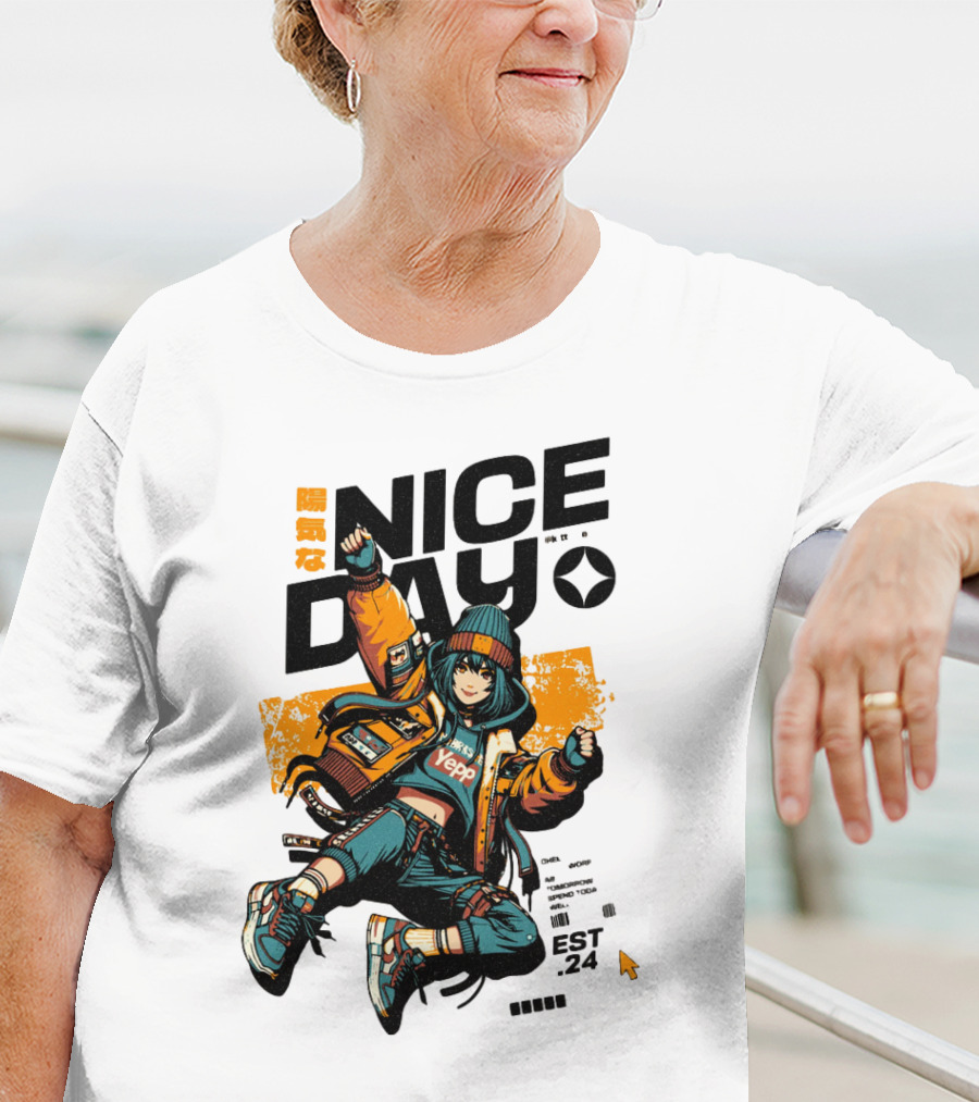 Nice Day Yepp Est 24 Vintage Urban T-Shirt