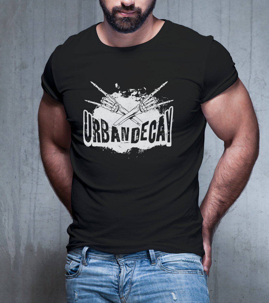 UrbanDecay Skeleton Hands Grunge T-Shirt