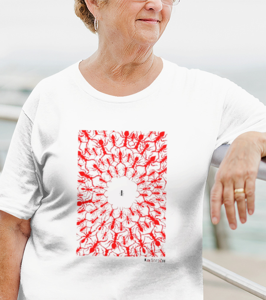 Being Autistic Ant In Red Swarm T-Shirt