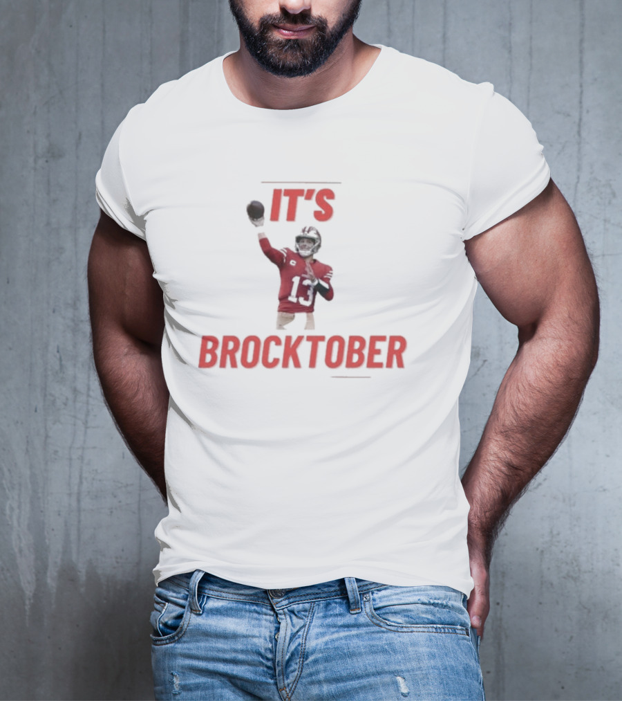 Brock Purdy It's Brocktober Quarterback Football Season T-Shirt
