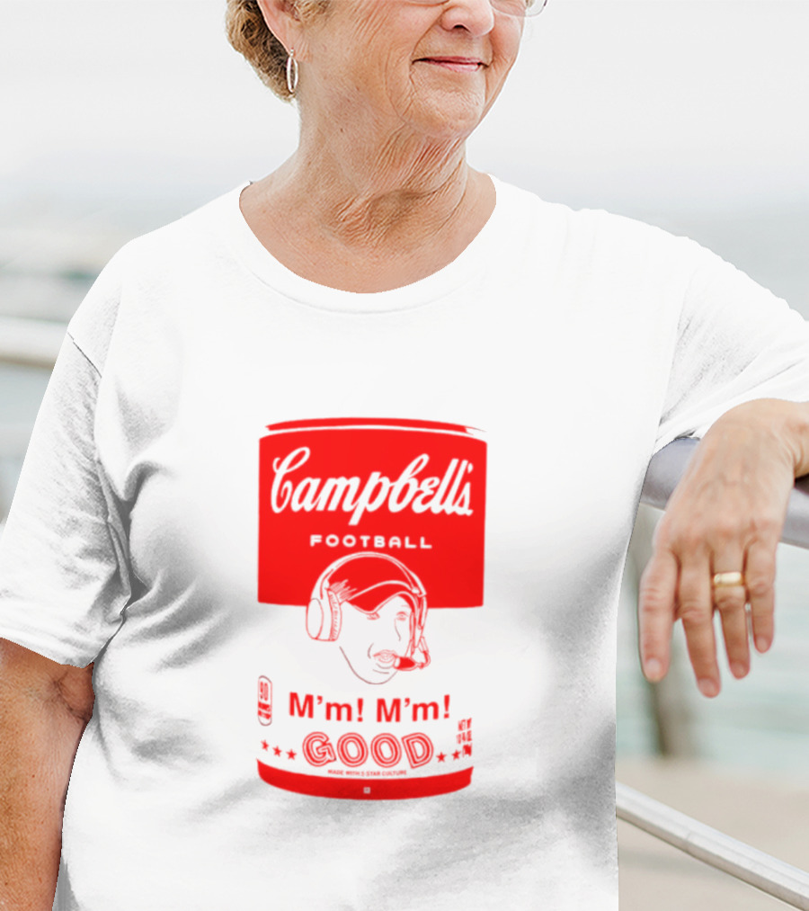 Campbell’s Football M’m M’m Good Soup Headset Coach T-Shirt