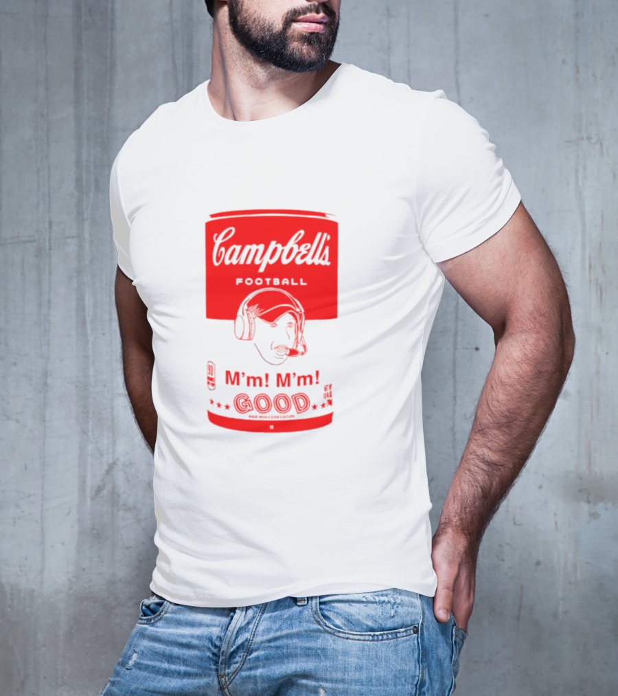 Campbell’s Football M’m M’m Good Soup Headset Coach T-Shirt
