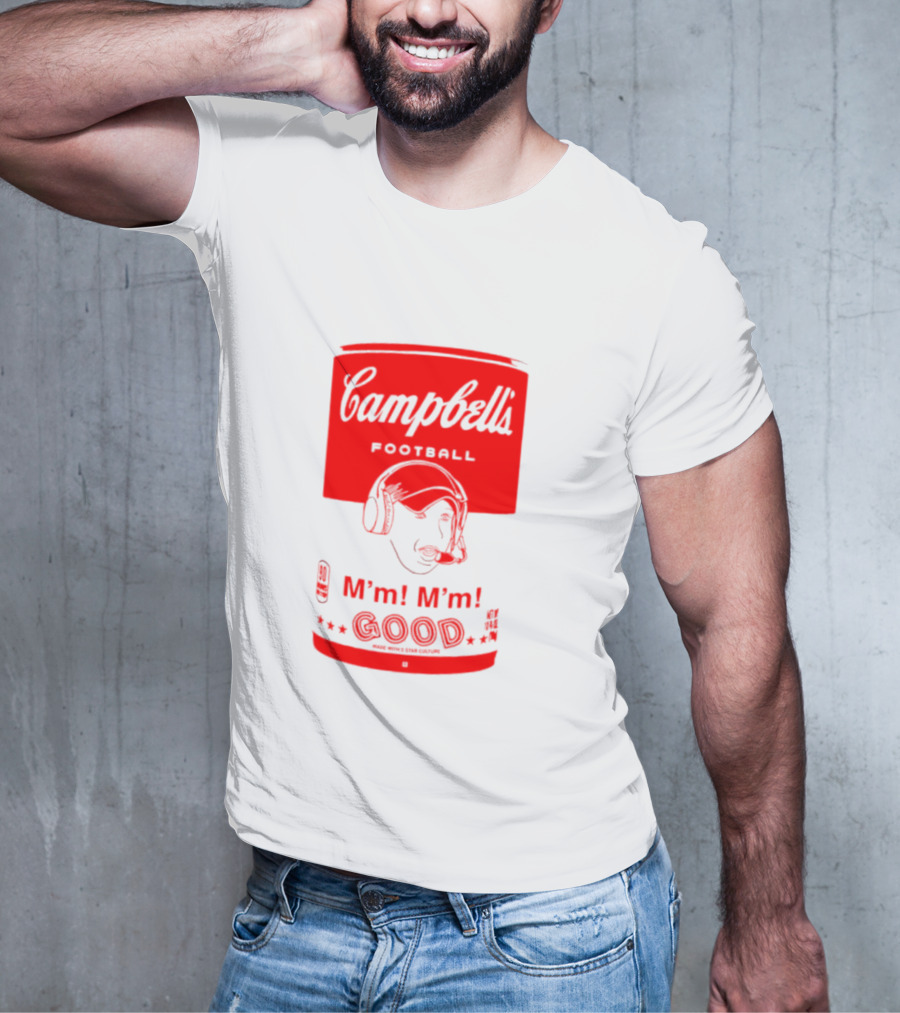 Campbell’s Football M’m M’m Good Soup Headset Coach T-Shirt