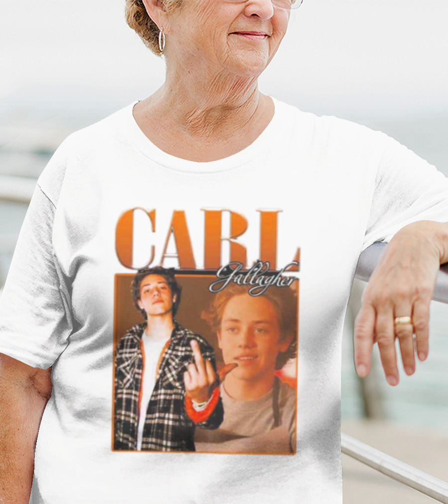 Carl Gallagher 90s Inspired Grunge Aesthetic With Attitude T-Shirt