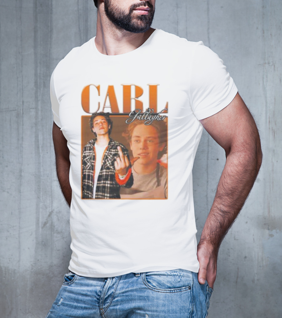 Carl Gallagher 90s Inspired Grunge Aesthetic With Attitude T-Shirt