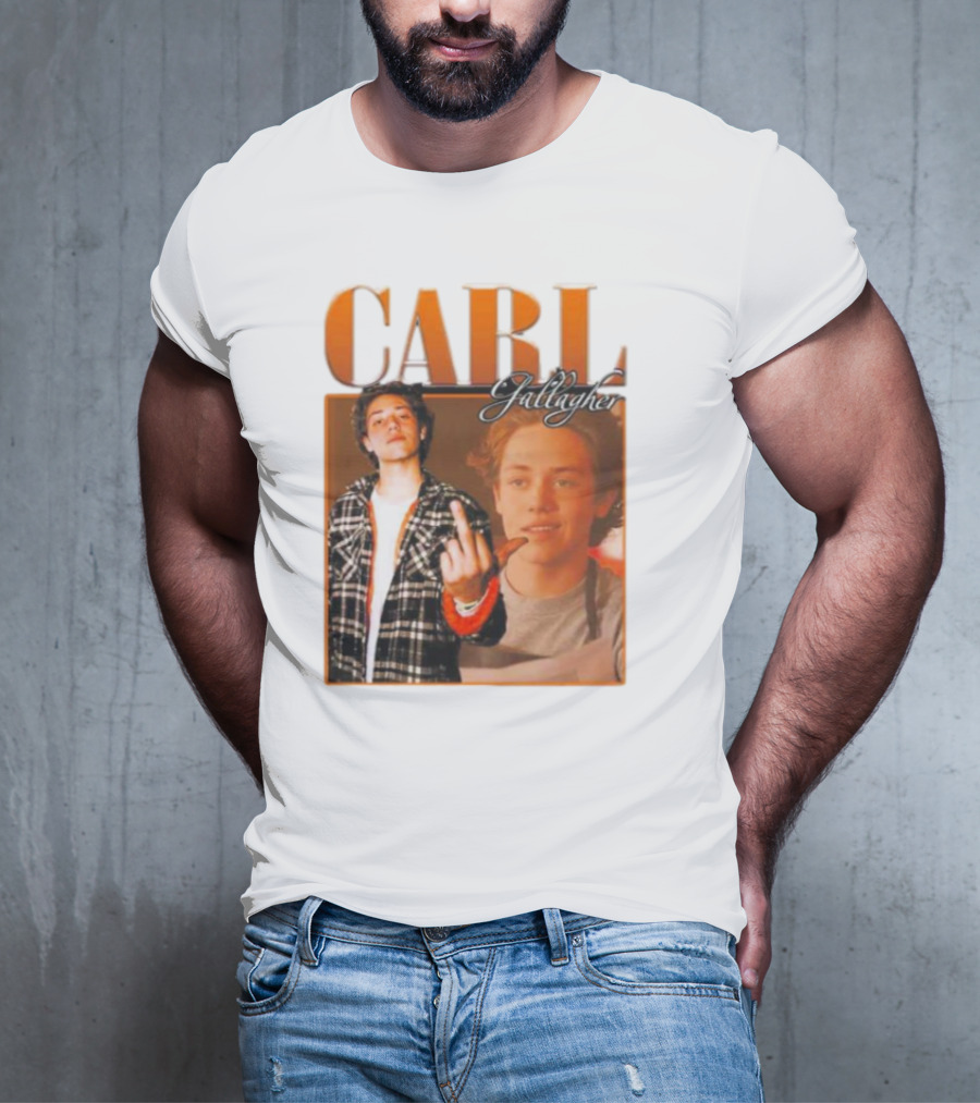 Carl Gallagher 90s Inspired Grunge Aesthetic With Attitude T-Shirt