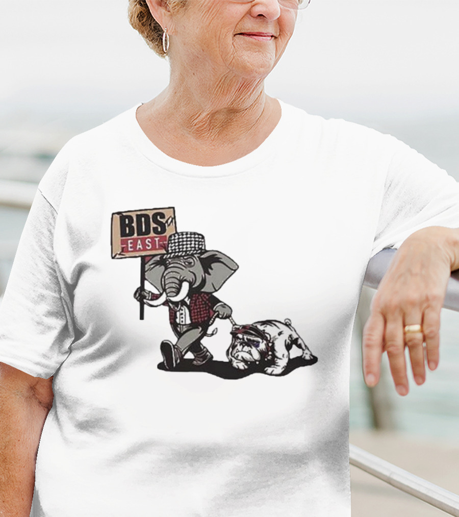 ALABAMA BDS East Elephant With Bulldog T-Shirt