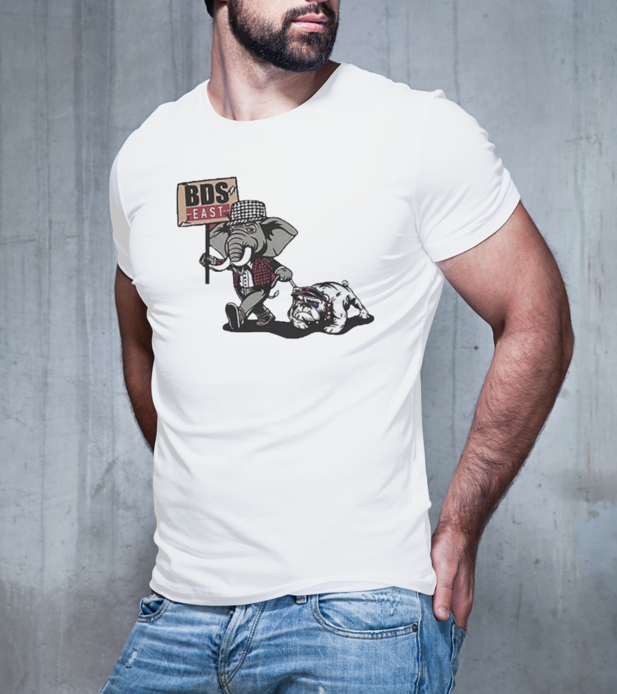 ALABAMA BDS East Elephant With Bulldog T-Shirt