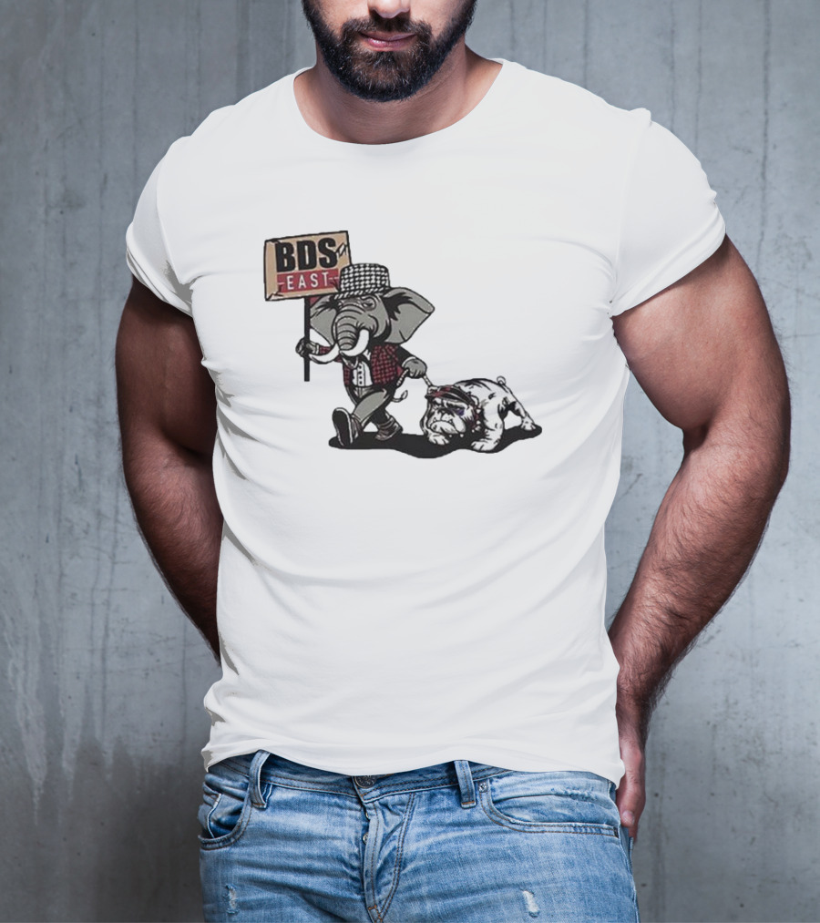 ALABAMA BDS East Elephant With Bulldog T-Shirt
