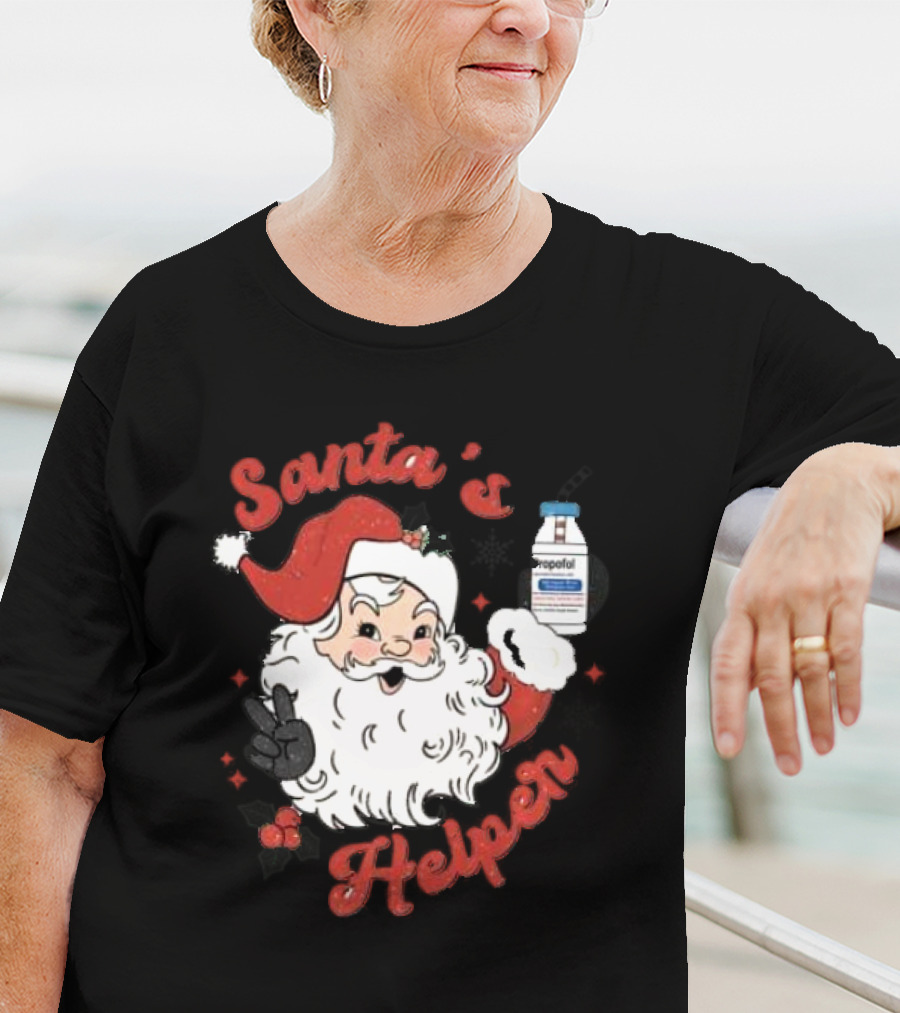 Santa's Helper Christmas Propofol T-Shirt