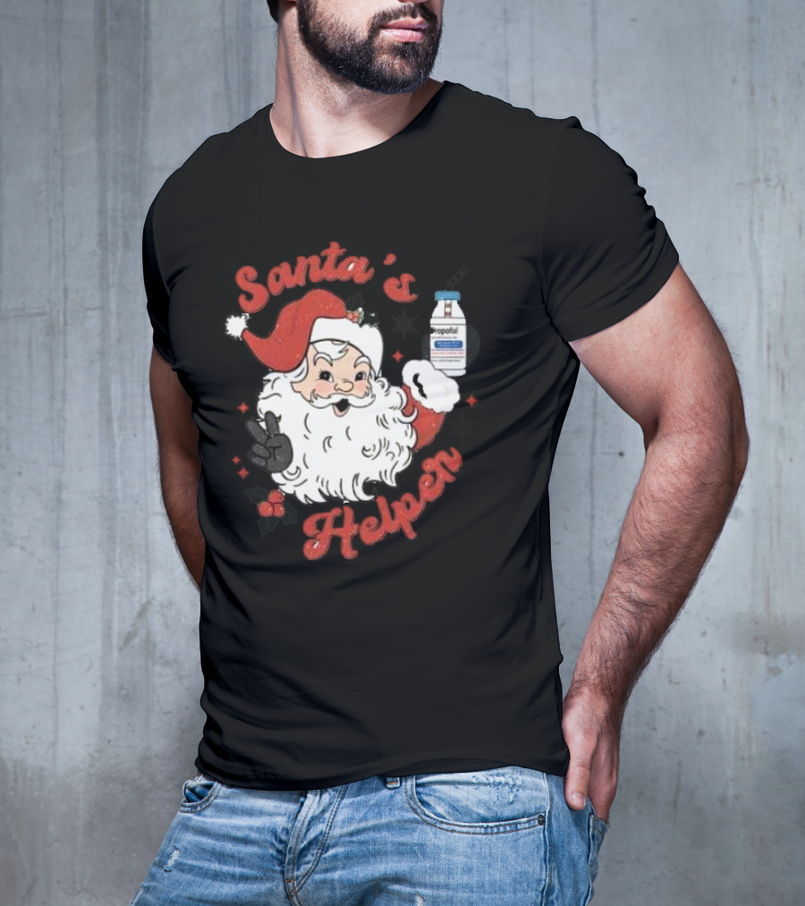 Santa's Helper Christmas Propofol T-Shirt