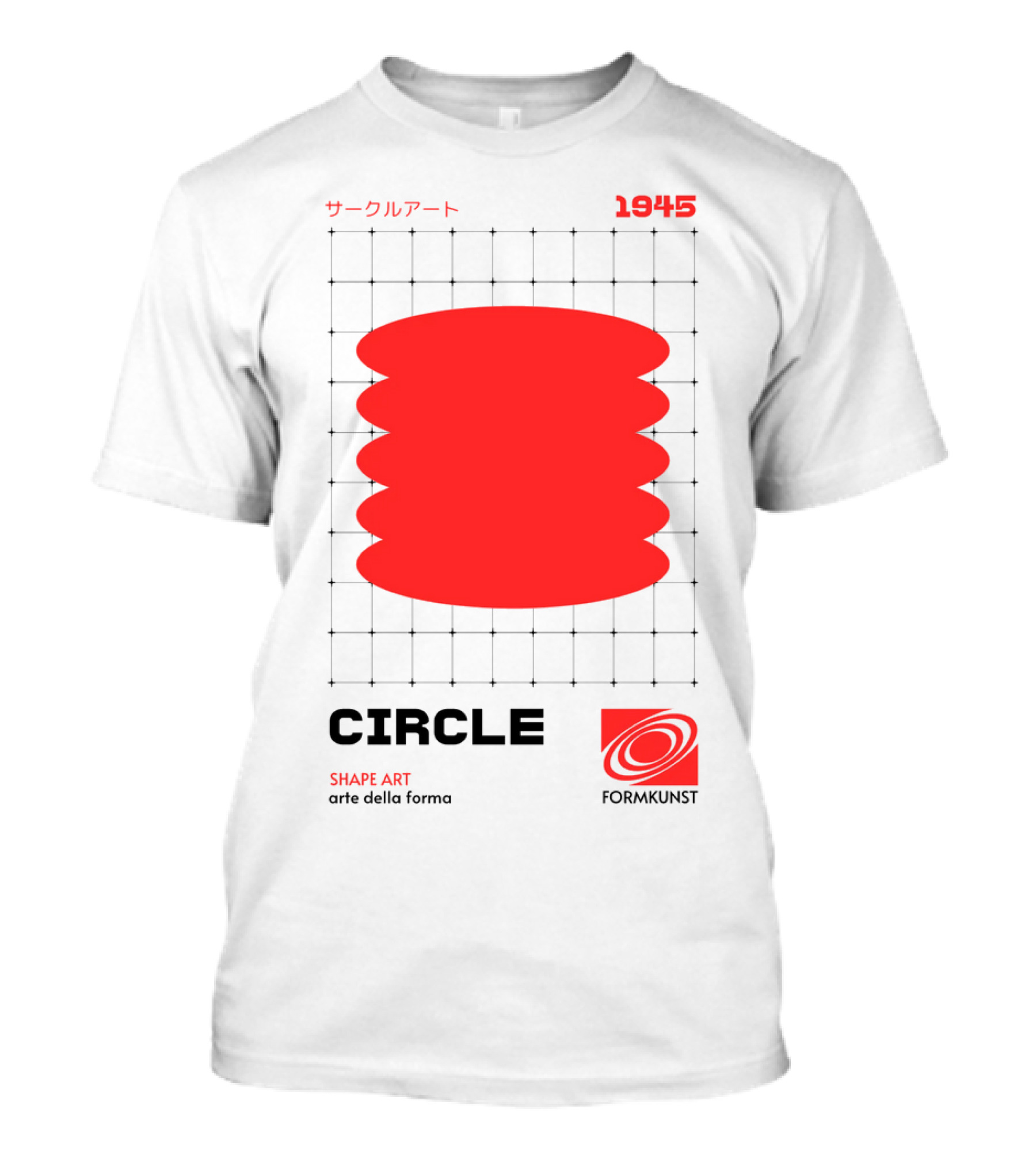 Circle Shape Art 1945 サークルアート Formkunst Arte Della Forma T-Shirt