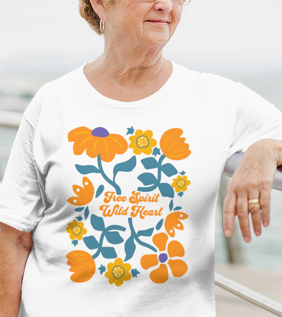Free Spirit Wild Heart Floral T-Shirt