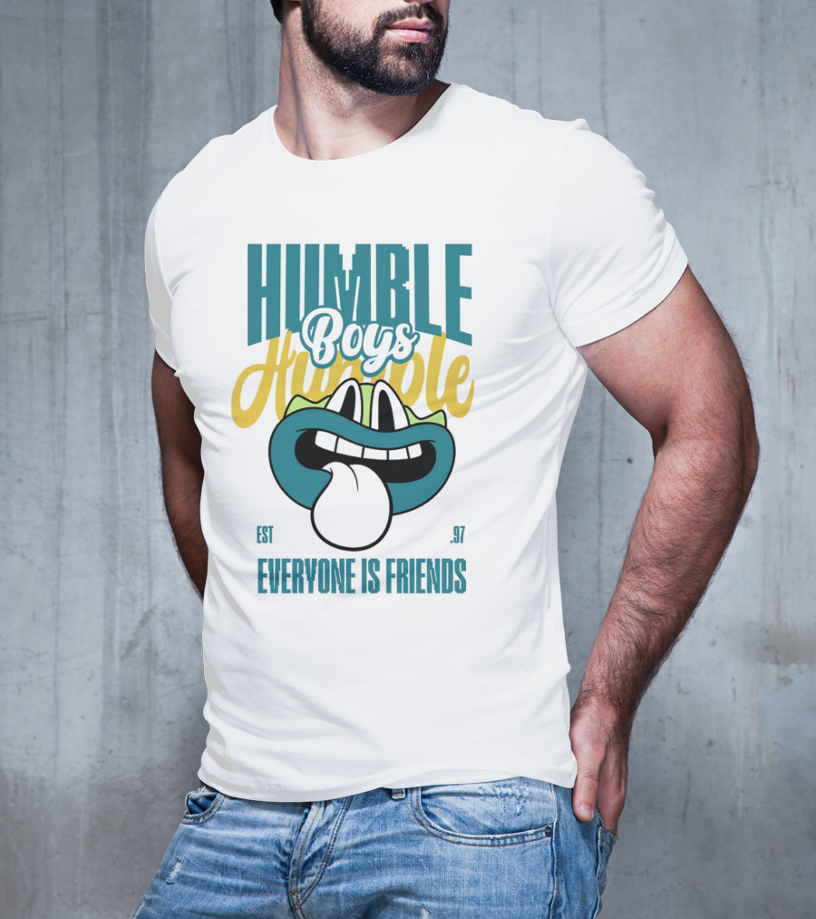 Humble Boys Everyone Is Friends Humble Est. 97 T-Shirt