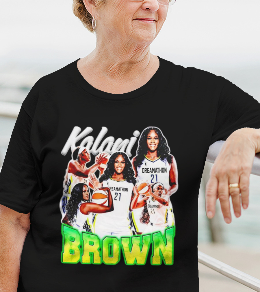 Kalani Brown Dreamathon 21 Basketball Legends T-Shirt