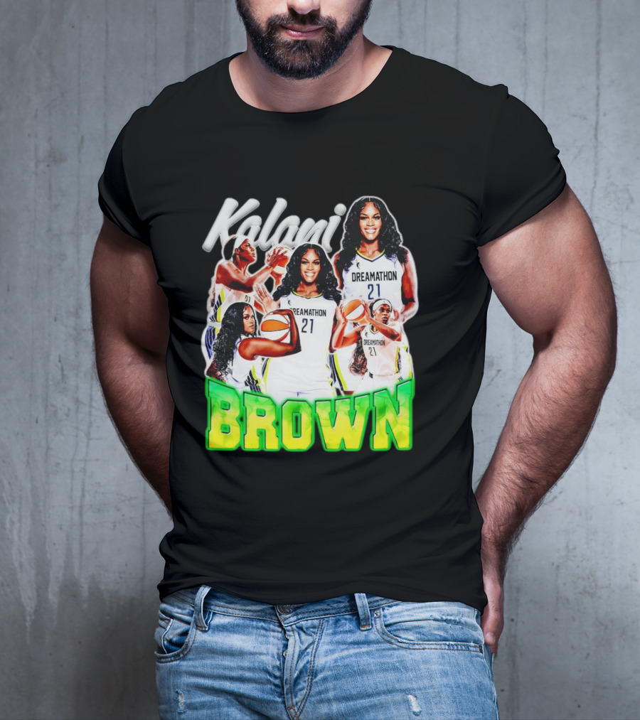 Kalani Brown Dreamathon 21 Basketball Legends T-Shirt