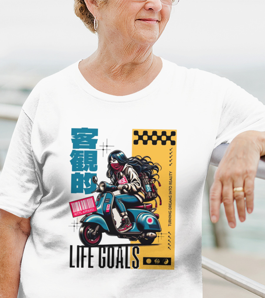 LIFE GOALS LITTLE APPAREL TURNING DREAMS INTO REALITY T-Shirt