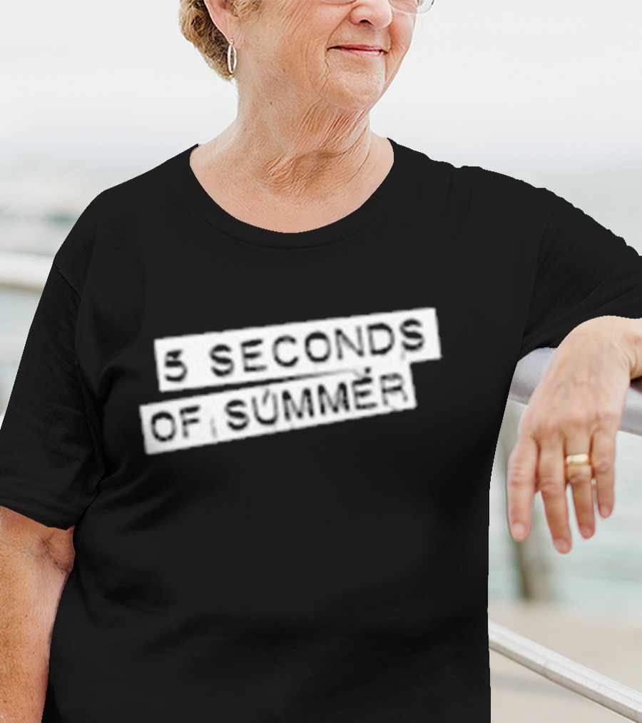 5 Seconds Of Summer 5SOS Self-Titled Album Cover T-Shirt