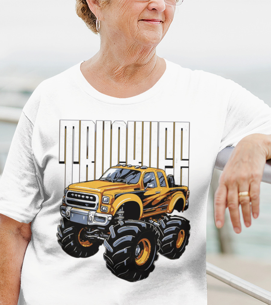 Trucklife Adventure Never Slowing Down Monster Truck T-Shirt