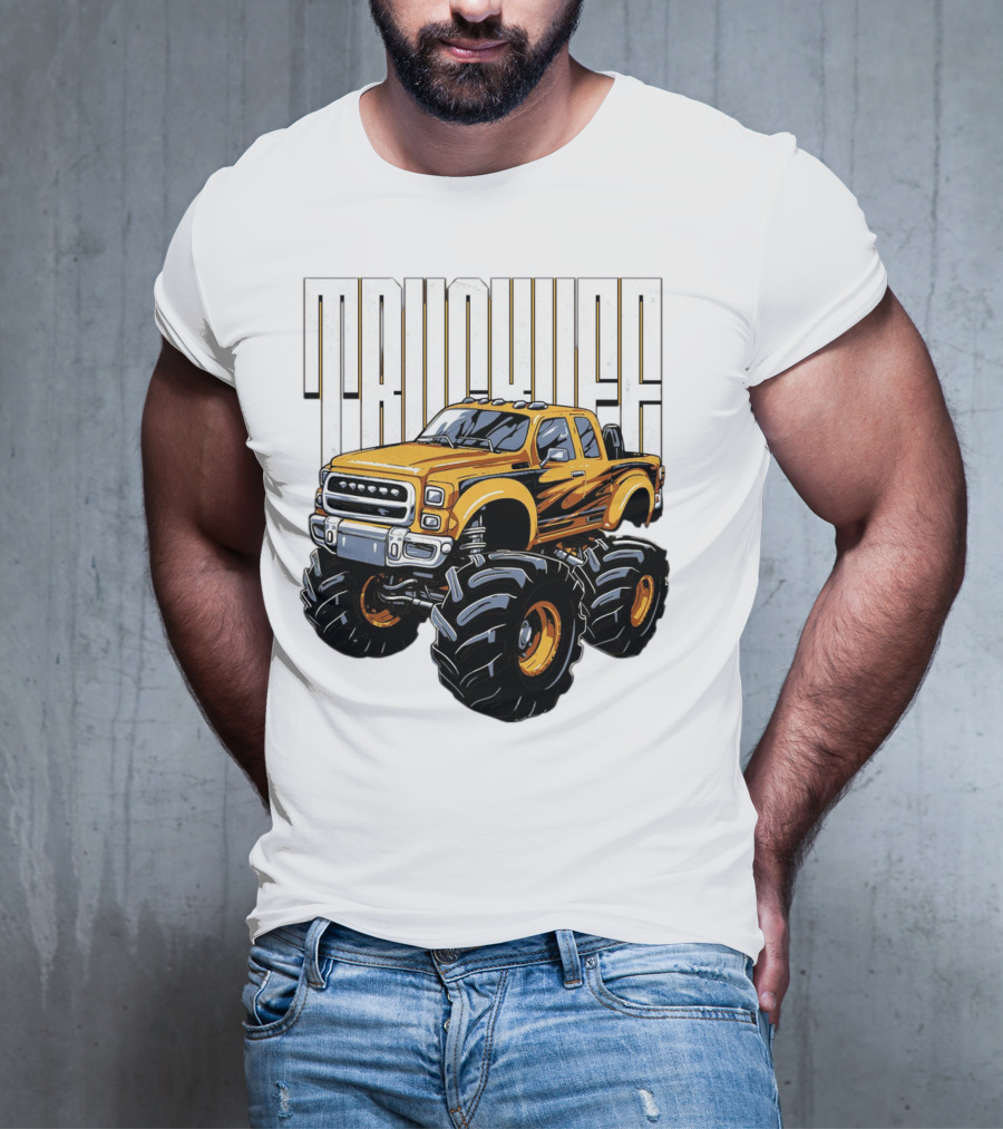 Trucklife Adventure Never Slowing Down Monster Truck T-Shirt
