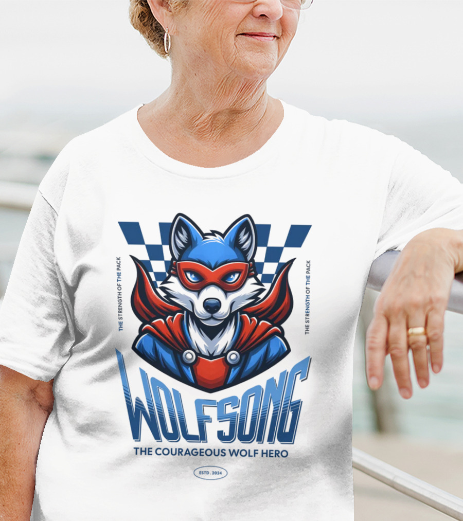 WOLFSONG THE COURAGEOUS WOLF HERO THE LEGENDARY WOLF SPIRIT T-Shirt