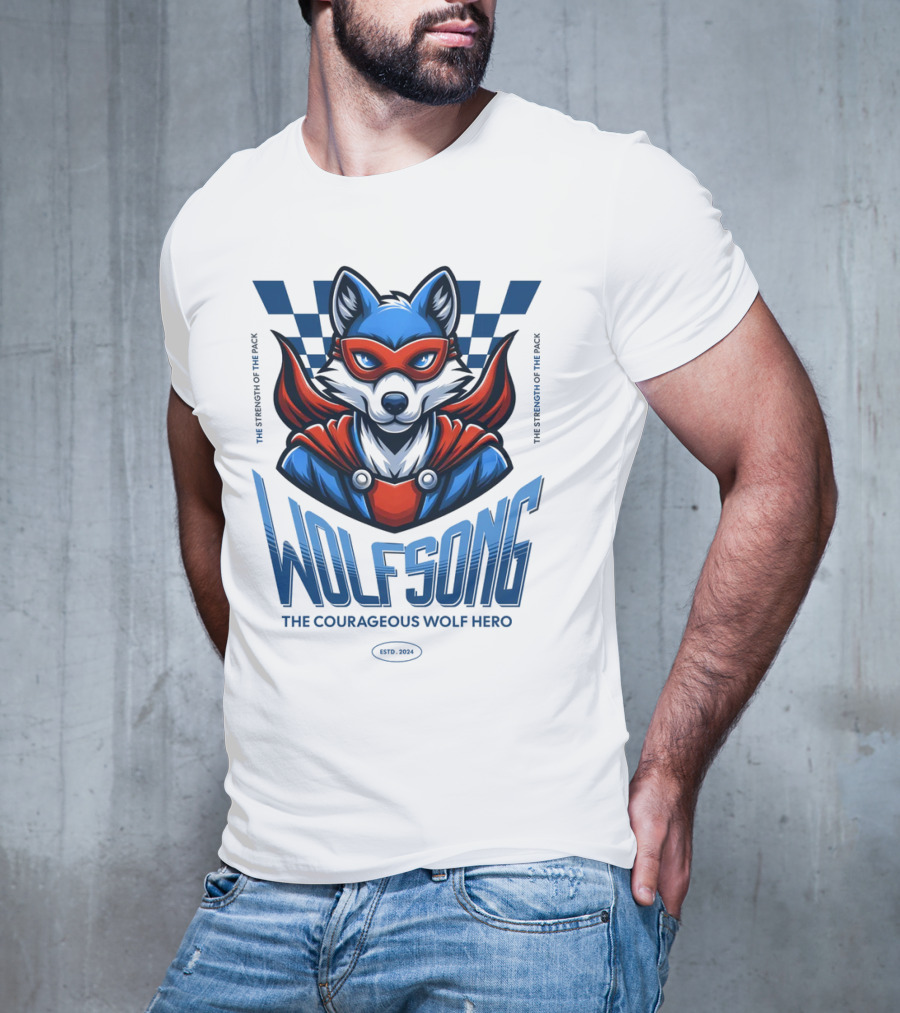 WOLFSONG THE COURAGEOUS WOLF HERO THE LEGENDARY WOLF SPIRIT T-Shirt