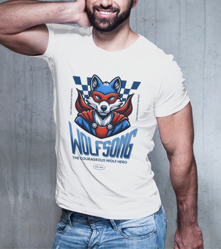 WOLFSONG THE COURAGEOUS WOLF HERO THE LEGENDARY WOLF SPIRIT T-Shirt